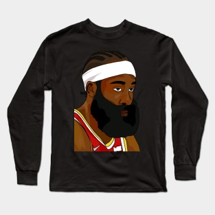 James Harden in Cornrows Long Sleeve T-Shirt